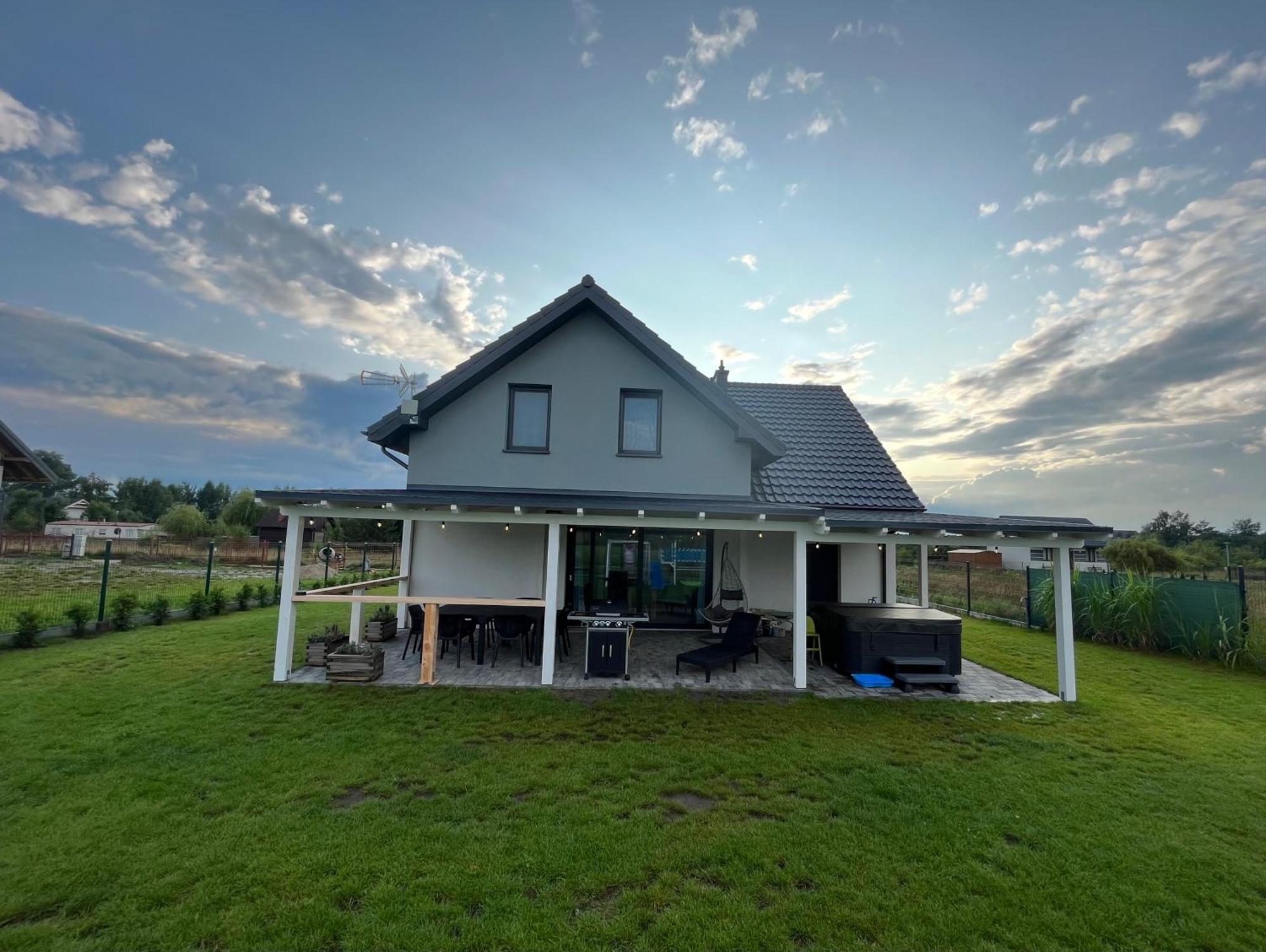 Villa Dom Nad Morzem Z Jacuzzi 10 Osob Morze Przygod Mieroszyno Esterno foto