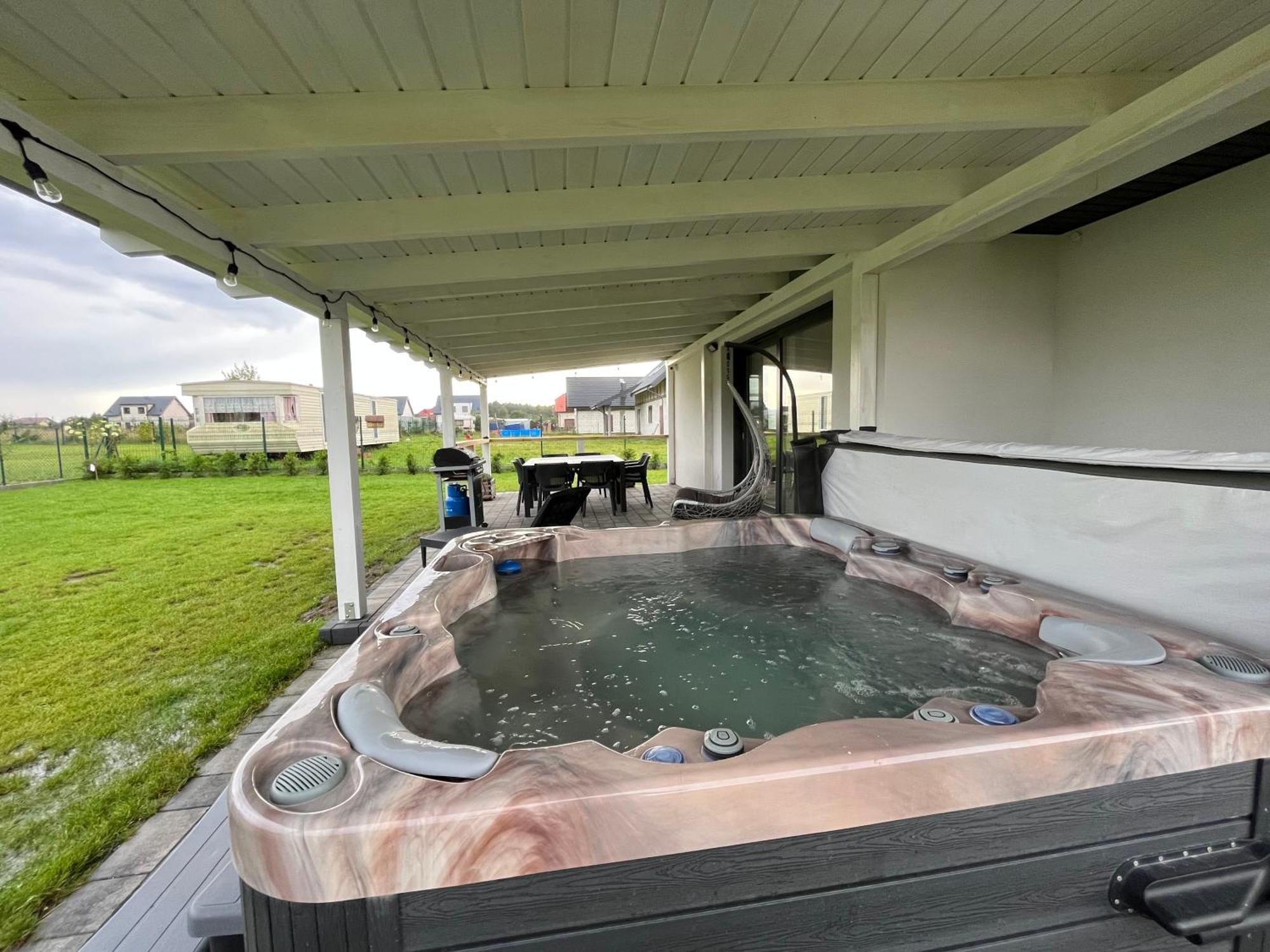 Villa Dom Nad Morzem Z Jacuzzi 10 Osob Morze Przygod Mieroszyno Esterno foto